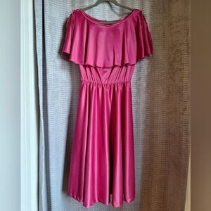 Vintage 70s Satin Dress